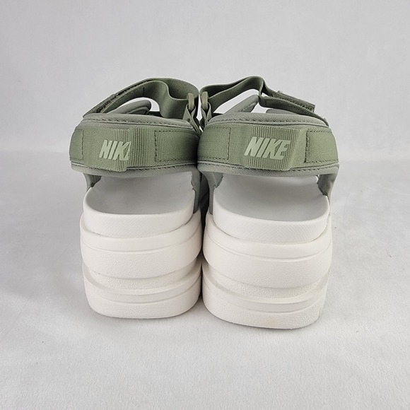 Nike Icon Classic Sandal Women 8 Light Army Jade Green DH0224-301 Platform - Picture 4 of 7